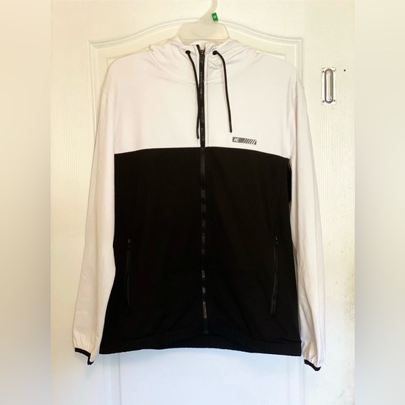 American Eagle Color Block Windbreaker Jacket Size M - Picture 1 of 16